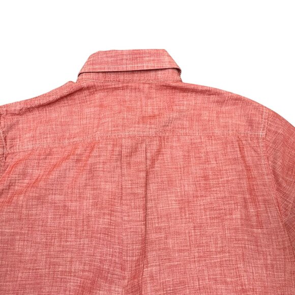 LL‎ Bean Pale Sienna Cotton Button Down Traditional Fit Chambray Shirt - Picture 5 of 8
